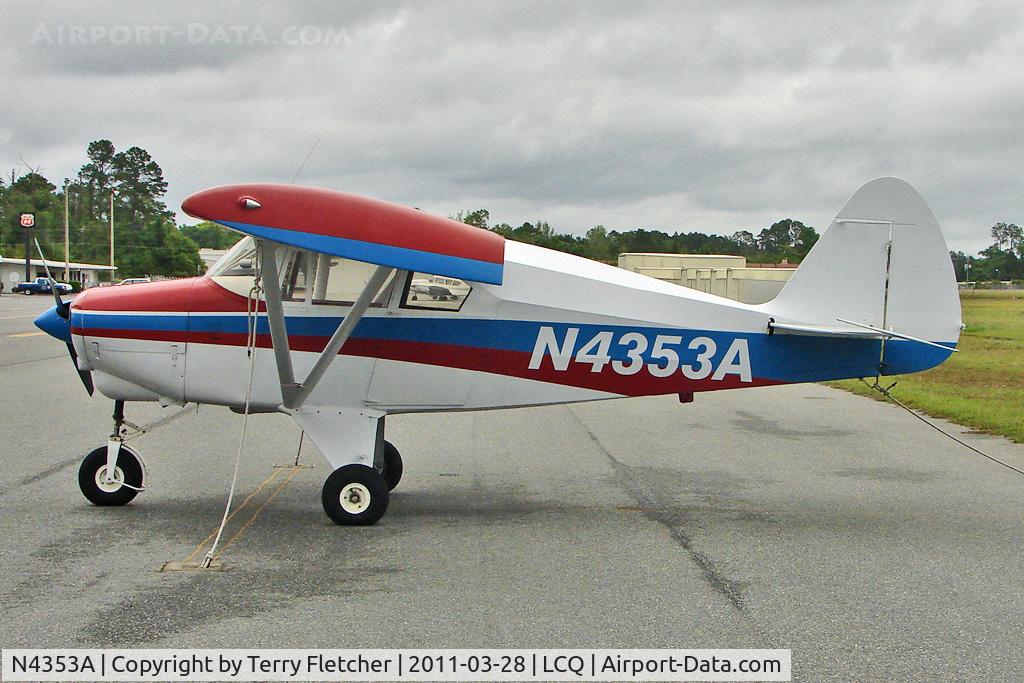 N4353A, 1956 Piper PA-22-150 C/N 22-3709, 1956 Piper PA-22-150, c/n: 22-3709