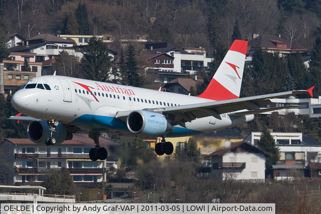 OE-LDE, 2005 Airbus A319-112 C/N 2494, Austrian Airlines A319
