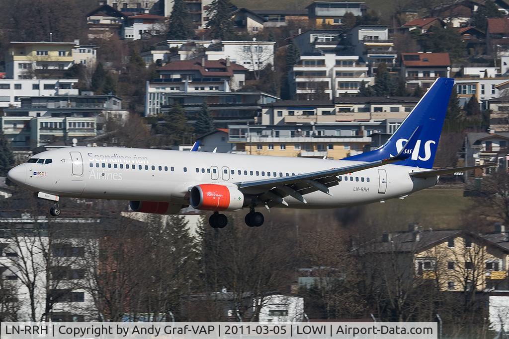 LN-RRH, 2009 Boeing 737-883 C/N 34546, Scandinavian Airlines 737-800
