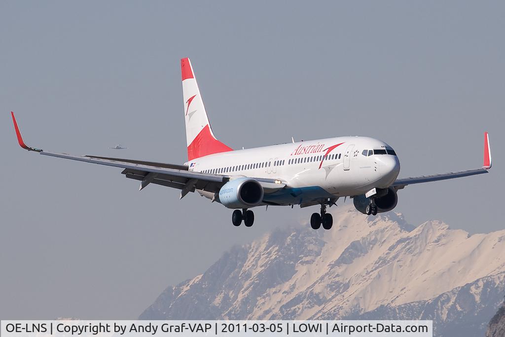 OE-LNS, 2005 Boeing 737-8Z9 C/N 34262, Austrian Airlines 737-800