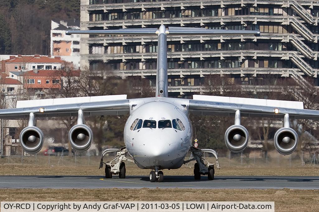 OY-RCD, 1993 British Aerospace Avro 146-RJ85 C/N E.2235, Atlantic Airways Bae146
