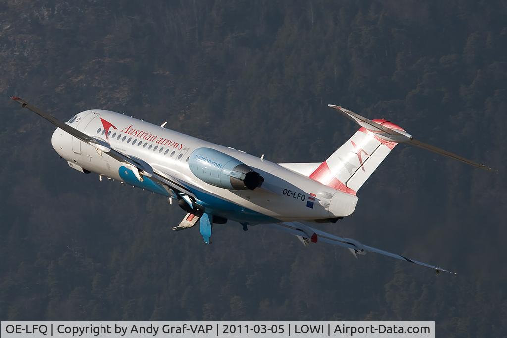 OE-LFQ, 1996 Fokker 70 (F-28-0070) C/N 11568, Austrian Arrows F70