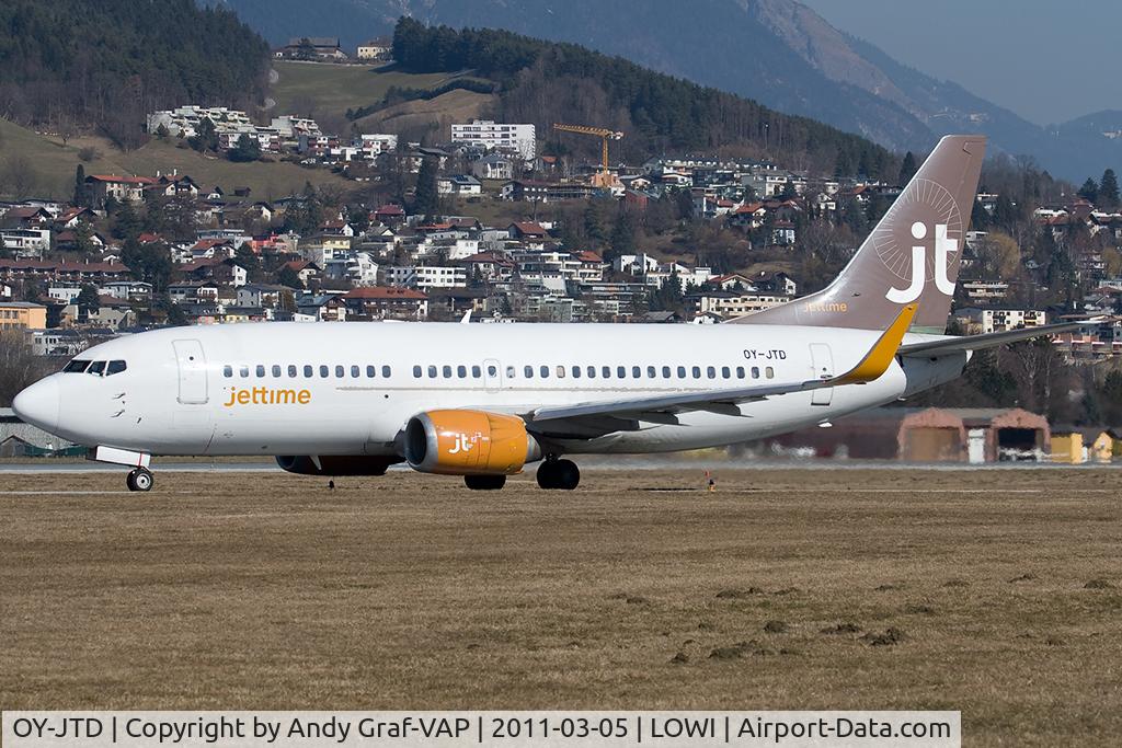 OY-JTD, 1990 Boeing 737-3Y0 C/N 24678, Jettime 737-300