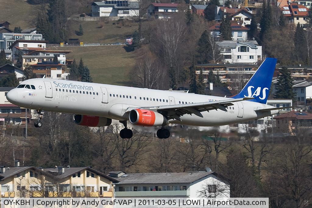 OY-KBH, 2002 Airbus A321-232 C/N 1675, Scandinavian Airlines A321