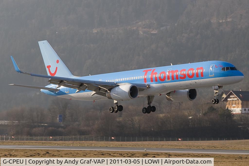 G-CPEU, 1999 Boeing 757-236 C/N 29941, Thomson 757-200