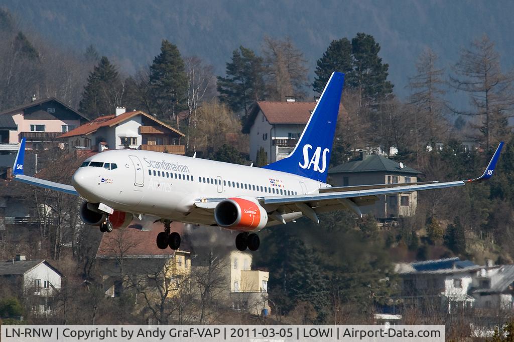 LN-RNW, 2010 Boeing 737-783 C/N 34549, Scandinavian Airlines 737-700