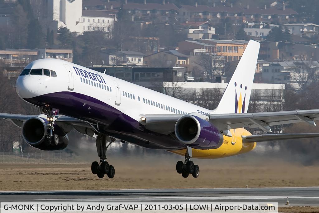 G-MONK, 1988 Boeing 757-2T7 C/N 24105, Monarch 757-200