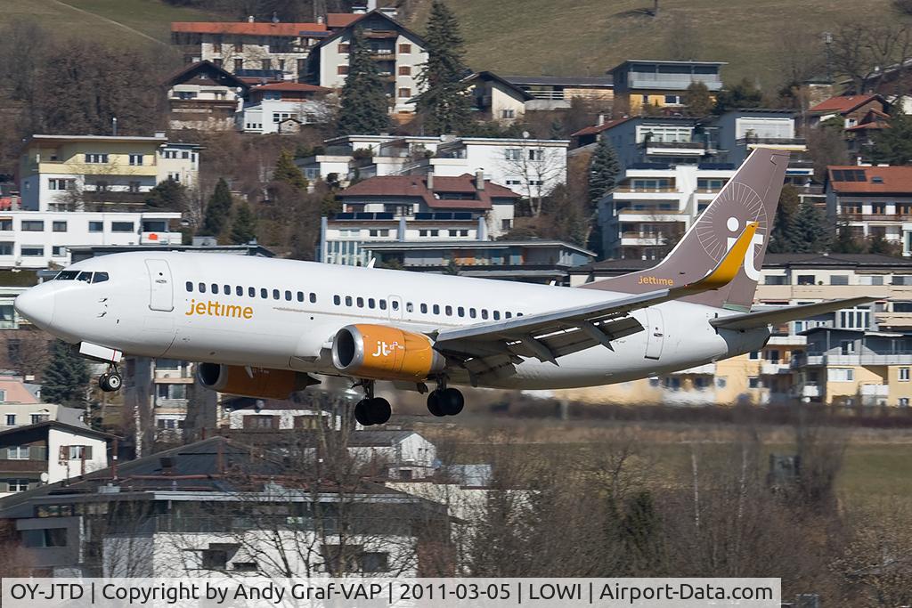 OY-JTD, 1990 Boeing 737-3Y0 C/N 24678, Jettime 737-300