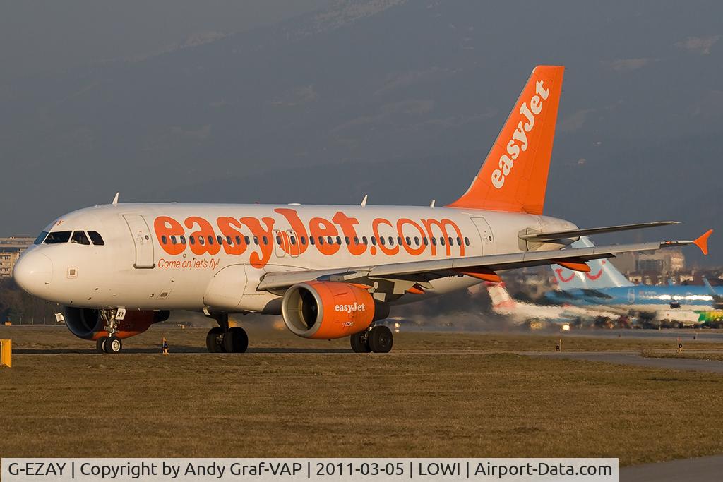 G-EZAY, 2006 Airbus A319-111 C/N 2827, Easyjet A319