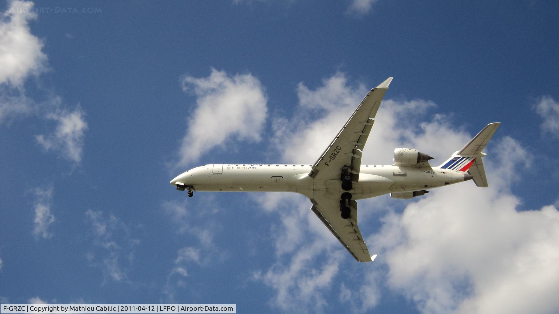 F-GRZC, 2001 Canadair CRJ-702 (CL-600-2C10) Regional Jet C/N 10008, Bombardier Aerospace In CL-600-2C10