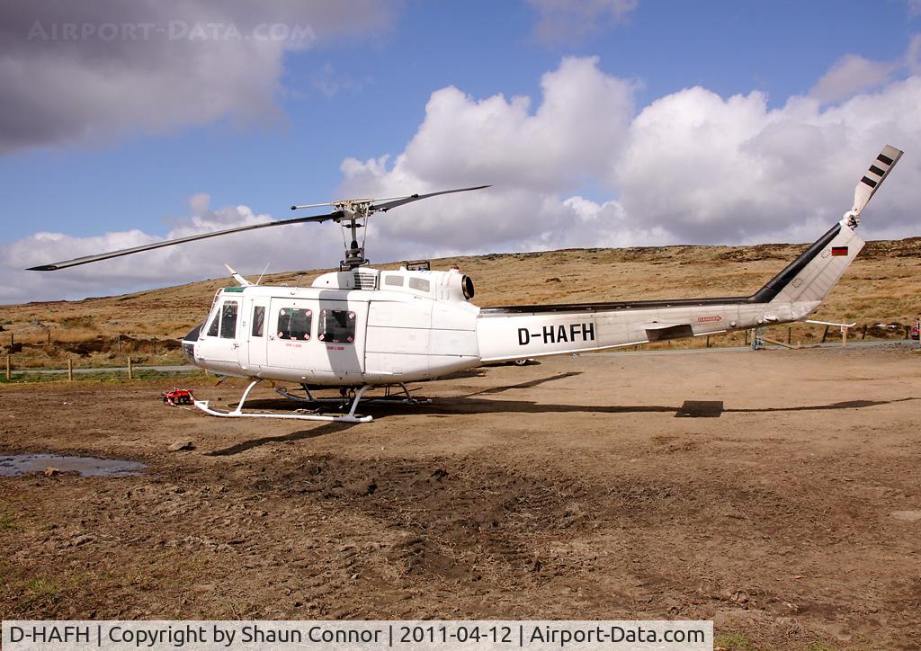 D-HAFH, 1979 Bell 205A-1 C/N 30291, Agrarflug Hellilift. Saddleworth Moor near Oldham. Lancashire.