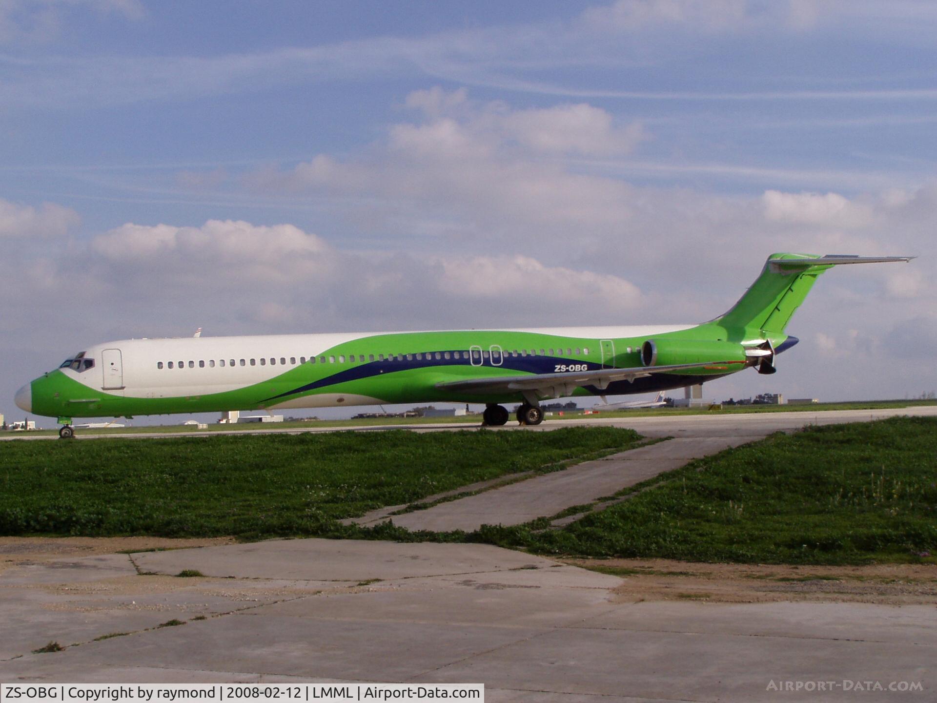 ZS-OBG, 1982 McDonnell Douglas MD-82 (DC-9-82) C/N 48020, MD82 ZS-OBG Kulula.com
