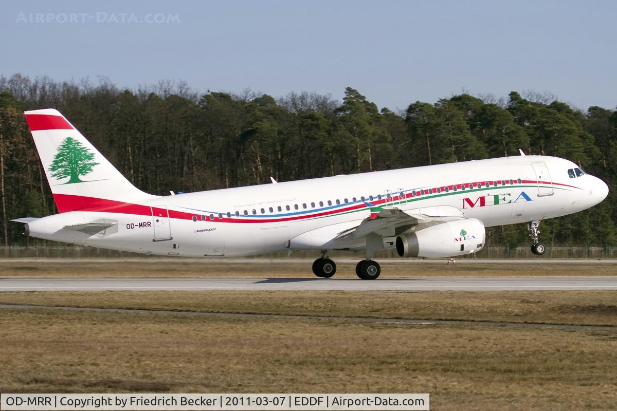 OD-MRR, 2009 Airbus A320-232 C/N 3837, rotation while departing via RW18W