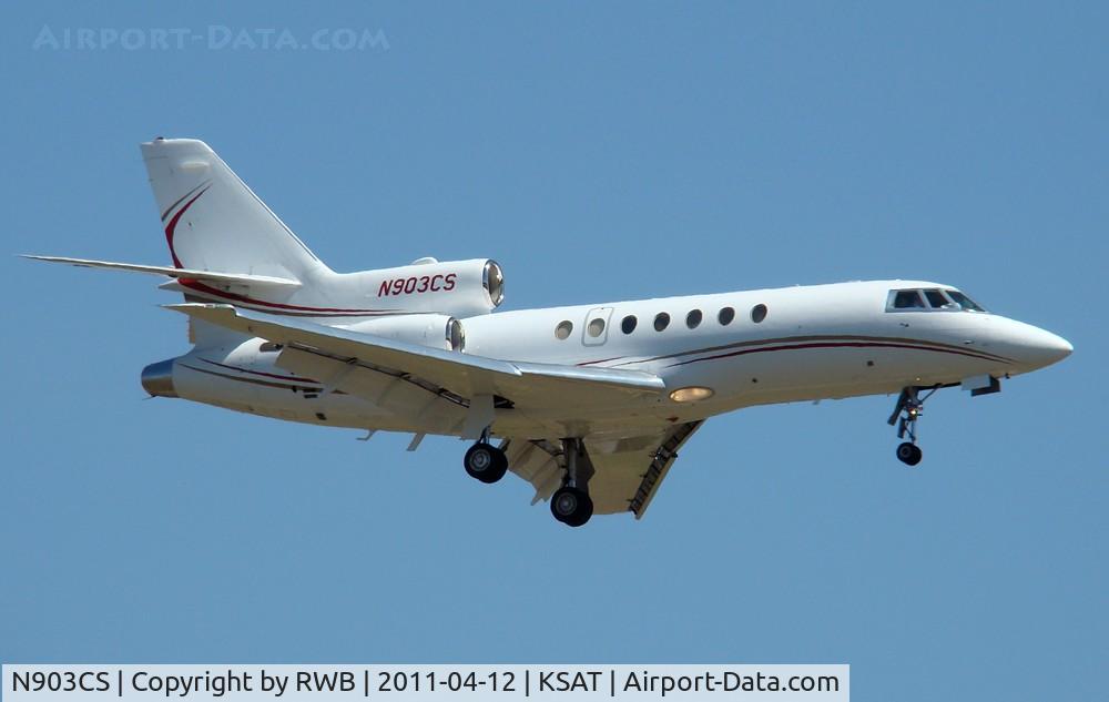 N903CS, 1984 Dassault Falcon 50 C/N 138, Landing 12R