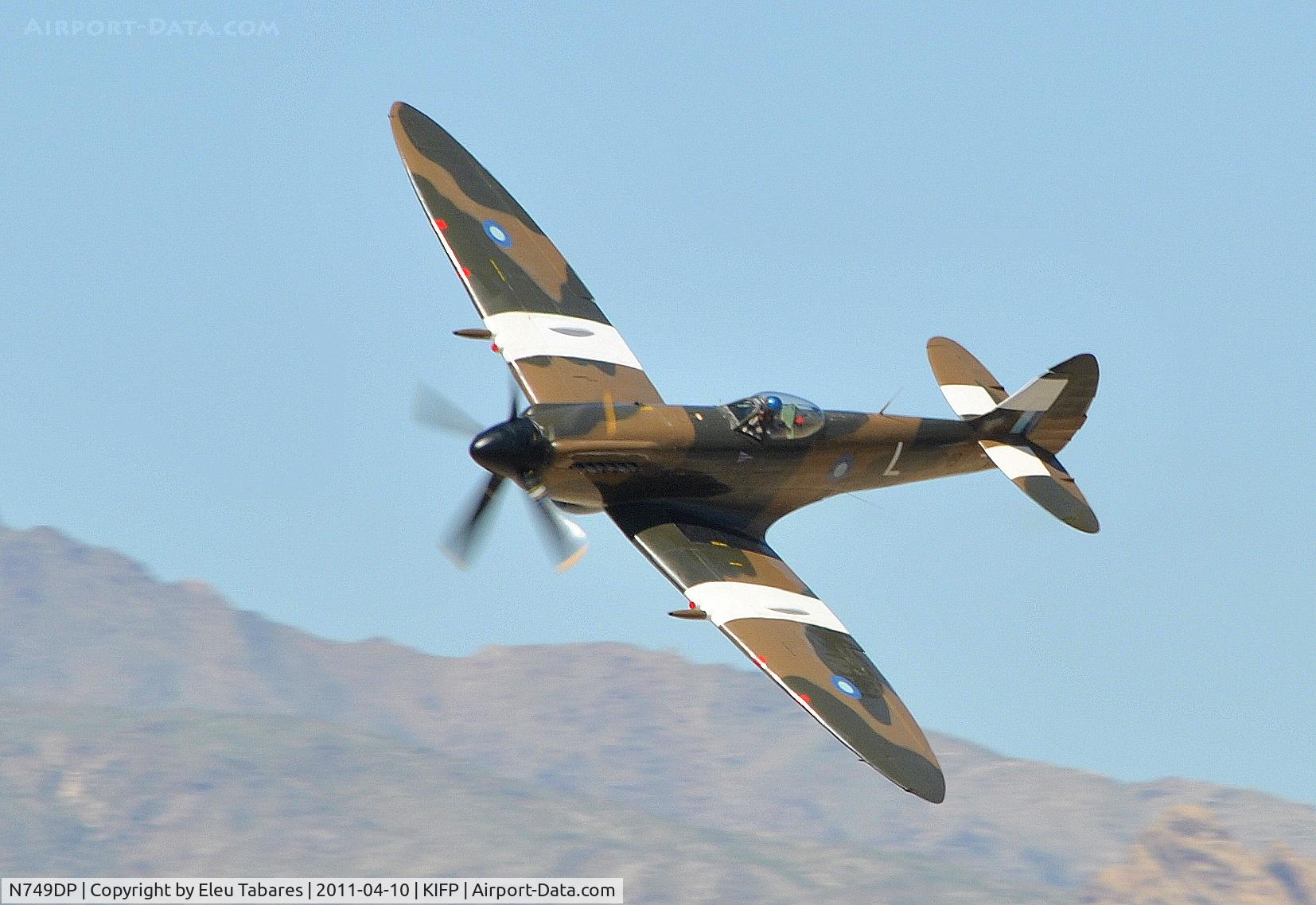 N749DP, 1945 Supermarine Spitfire XIV C/N 6S/583887, Taken at the Legends Over The Colorado Fly-In in Bullhead City, Arizona.