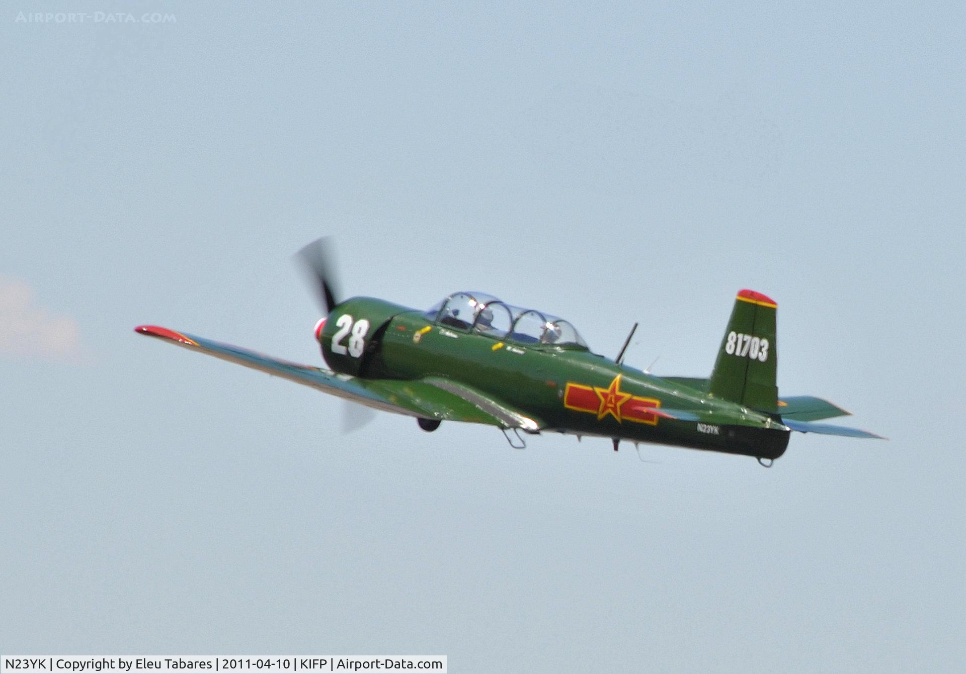 N23YK, 1973 Nanchang CJ-6A C/N 1432028, Taken at the Legends Over The Colorado Fly-In in Bullhead City, Arizona.