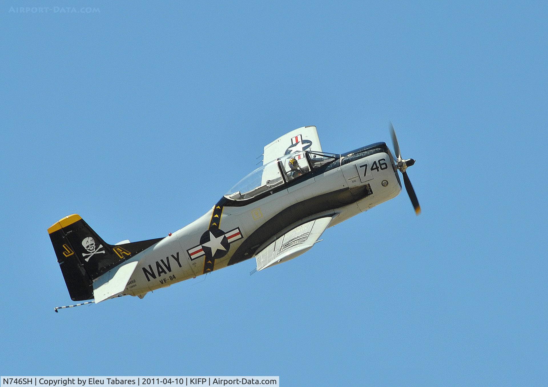 N746SH, North American T-28C Trojan C/N 226-69, Taken at the Legends Over The Colorado Fly-In in Bullhead City, Arizona.