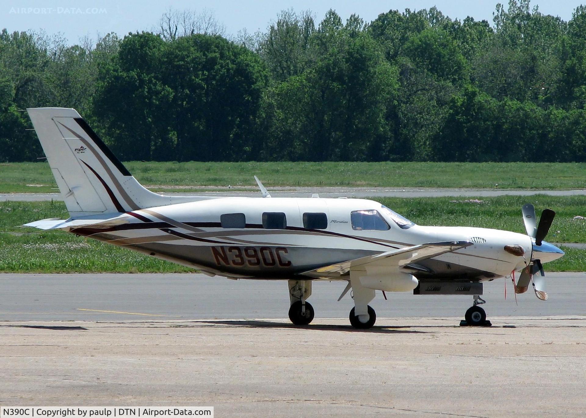 N390C, 2008 Piper PA-46-500TP Malibu Meridian C/N 4697369, At Downtown Shreveport.