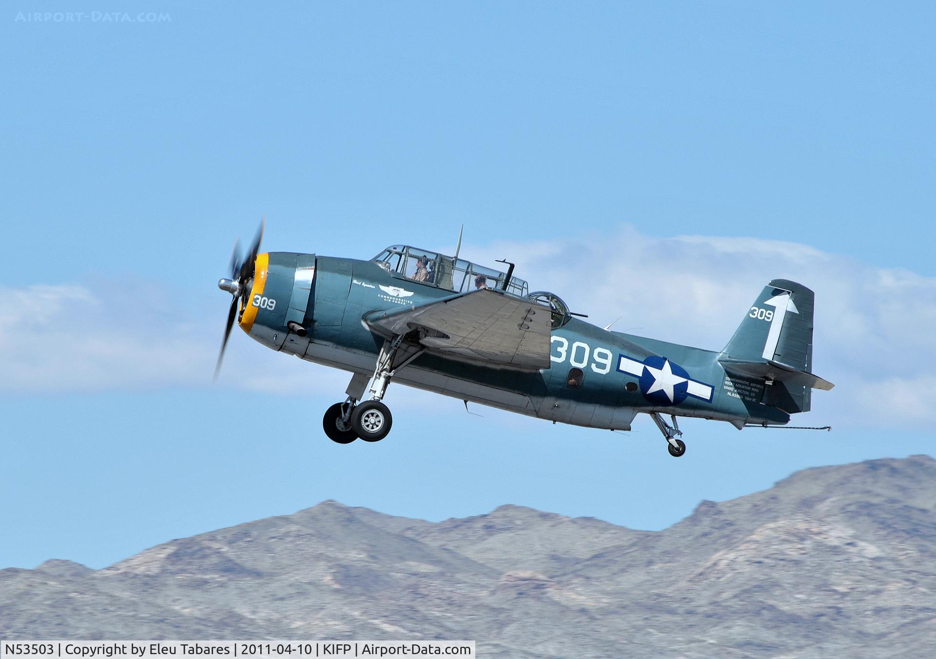 N53503, 1945 Grumman TBM-3E Avenger C/N 53503, Taken at the Legends Over The Colorado Fly-In in Bullhead City, Arizona.