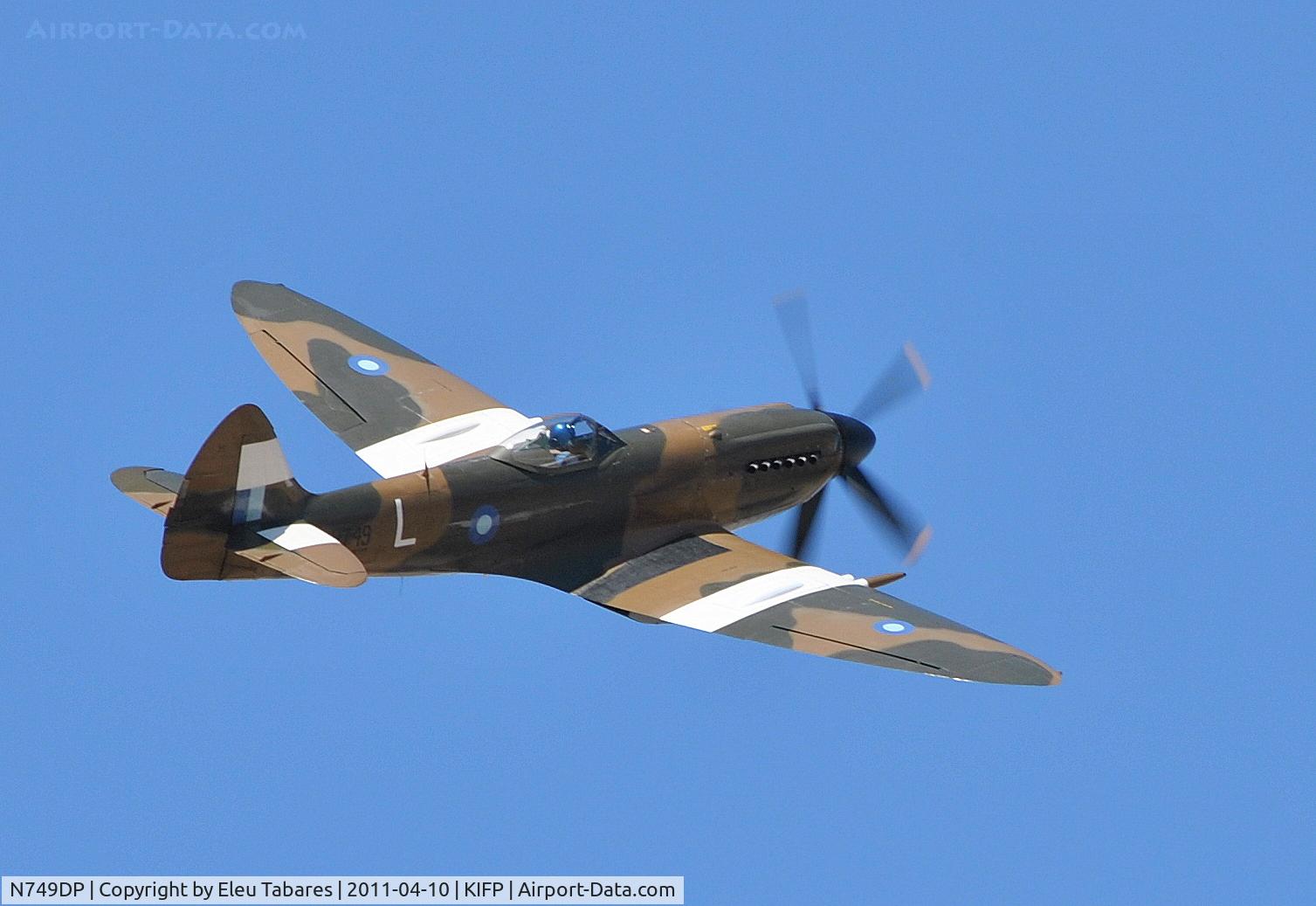 N749DP, 1945 Supermarine Spitfire XIV C/N 6S/583887, Taken at the Legends Over The Colorado Fly-In in Bullhead City, Arizona.