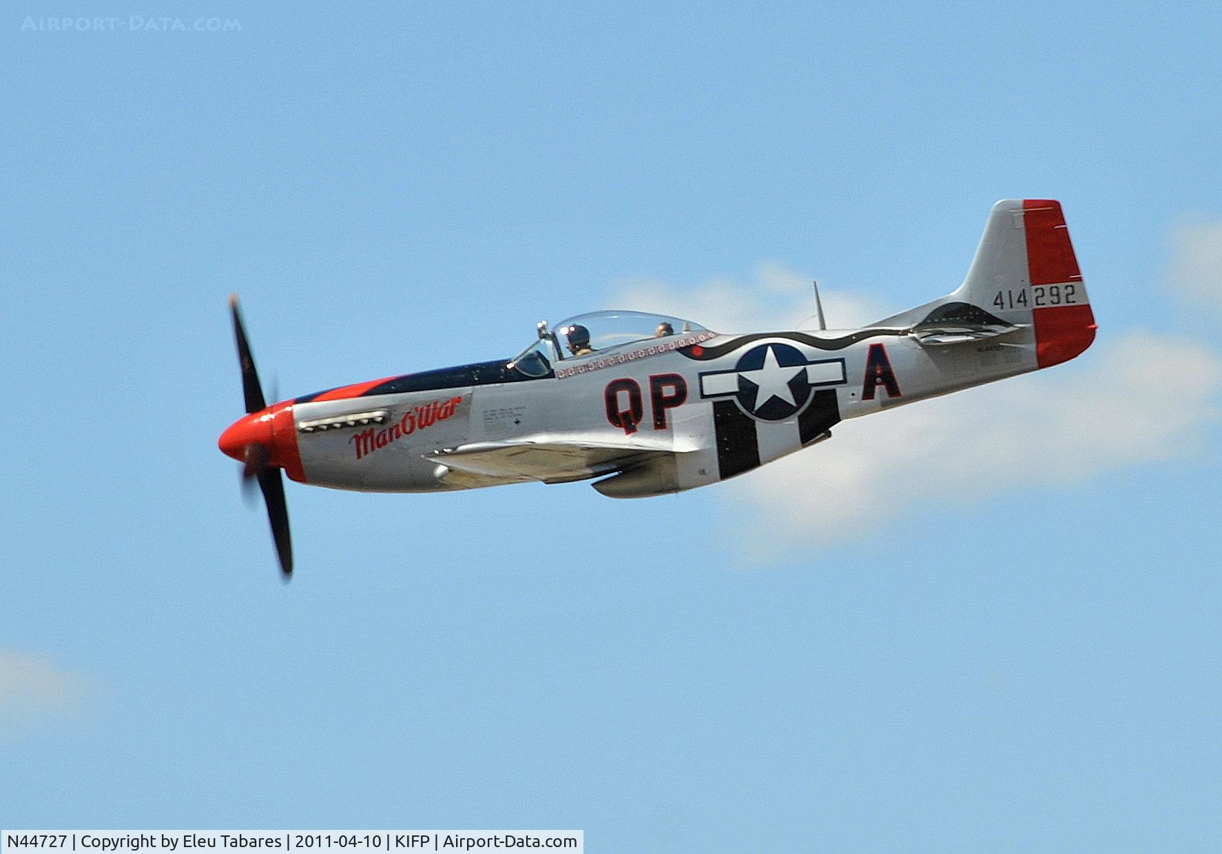 N44727, 1944 North American P-51D Mustang C/N 122-39198, Taken at the Legends Over The Colorado Fly-In in Bullhead City, Arizona.