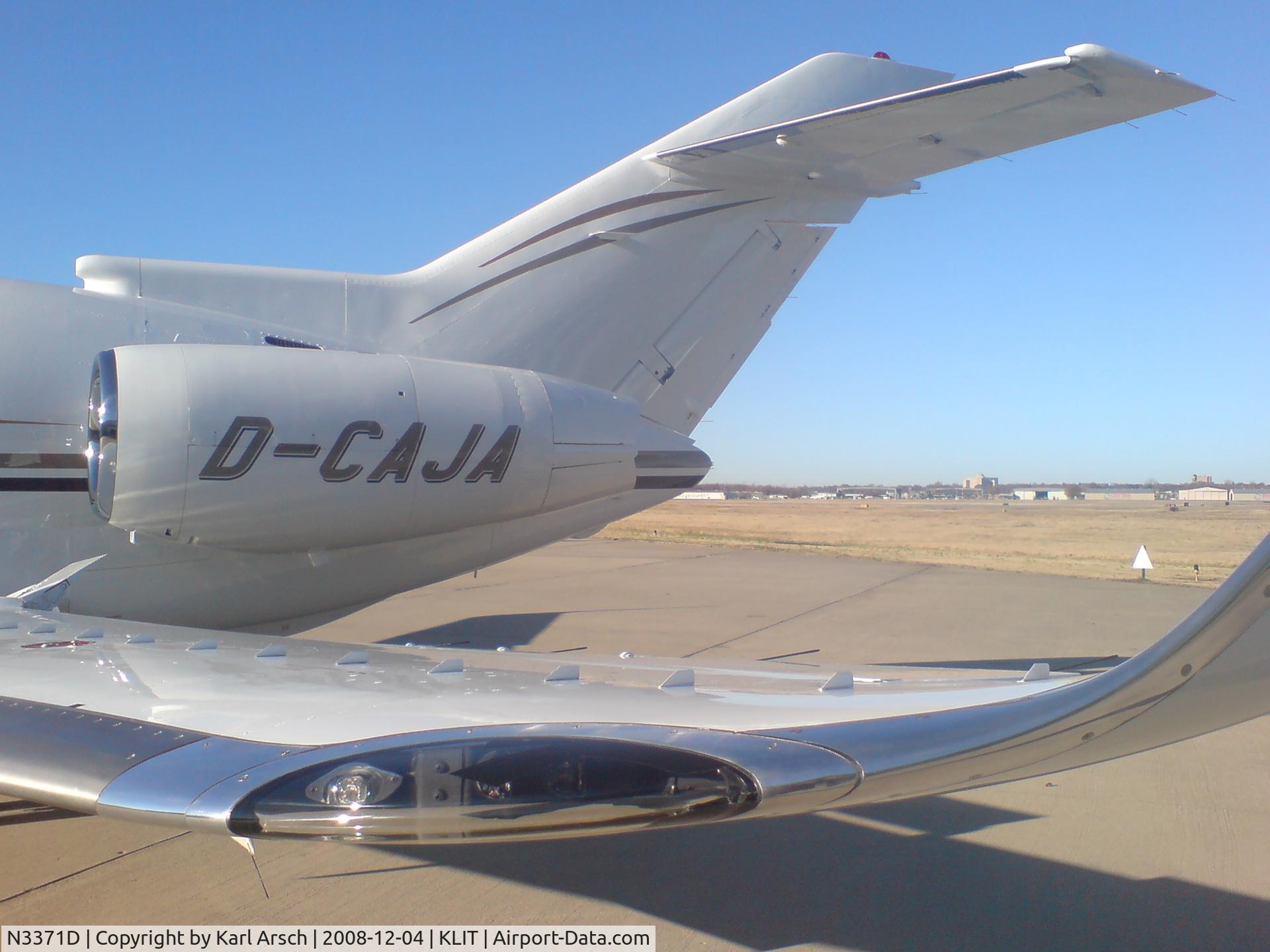 N3371D, 2008 Hawker Beechcraft Hawker 900XP C/N HA-0071, First assigned to Leamer Anstalt