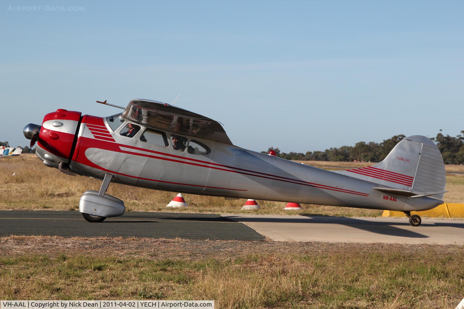 VH-AAL, 1948 Cessna 190 C/N 7129, YECH AAAA National fly in 2011
