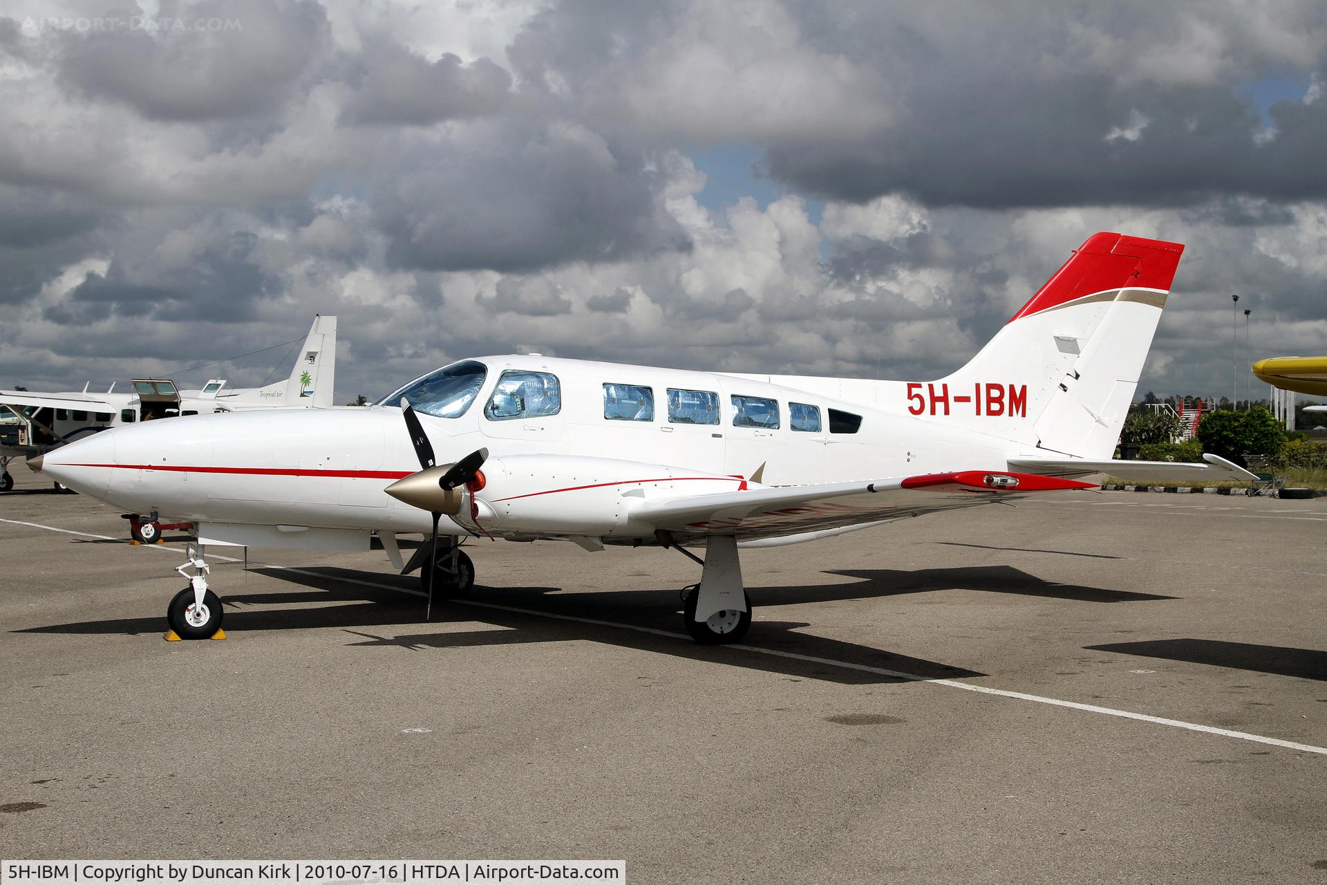 5H-IBM, 1981 Cessna 402C C/N 402C-0407, Nice afternoon ramp shot at Dar Es Salaam