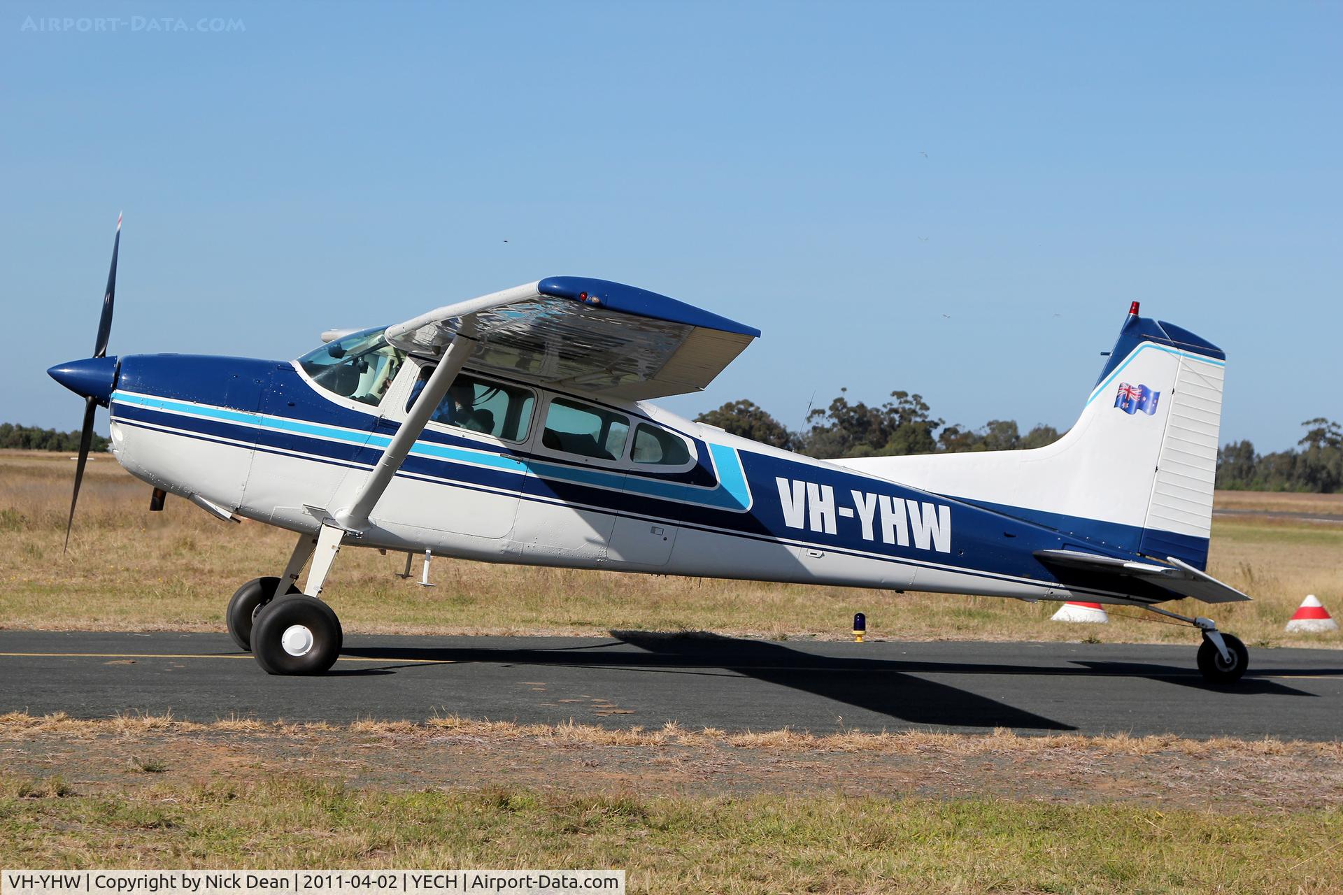 VH-YHW, 1976 Cessna 180J Skywagon C/N 180-52652, YECH AAAA National fly in 2011