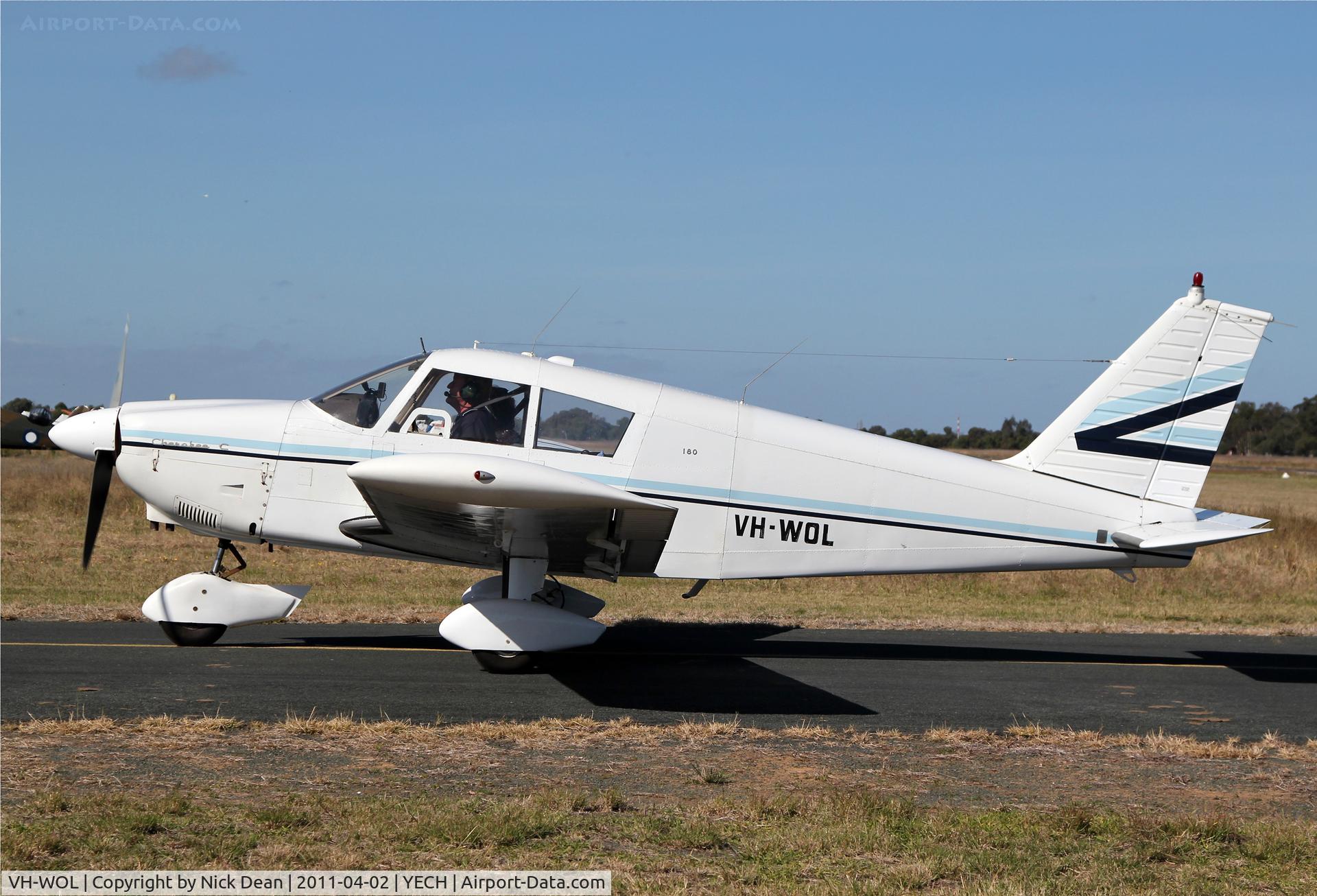 VH-WOL, 1965 Piper PA-28-180 C/N 28-2441, YECH AAAA National fly in 2011