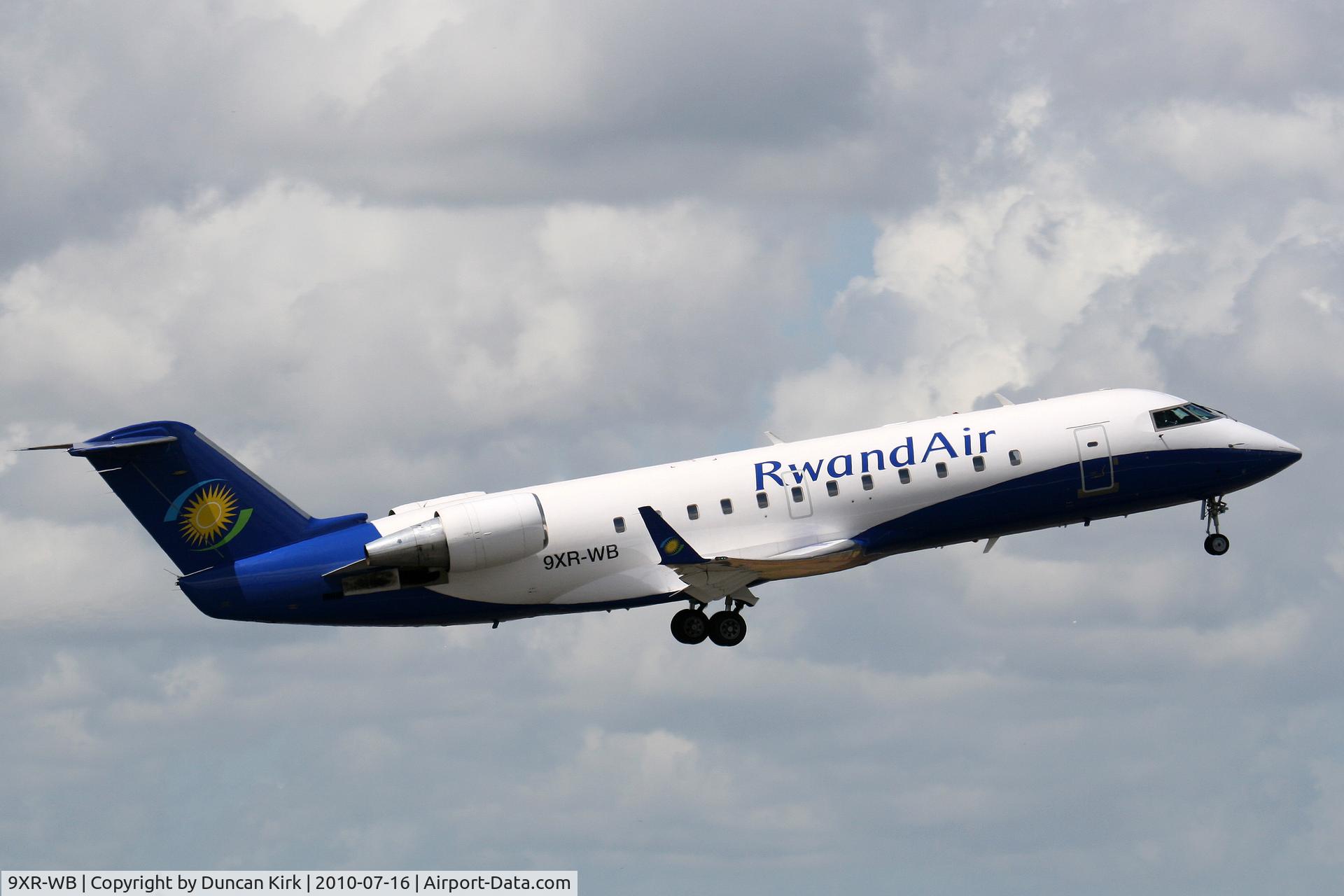 9XR-WB, 2000 Bombardier CRJ-200LR (CL-600-2B19) C/N 7449, Departing Dar-Es-Salaam