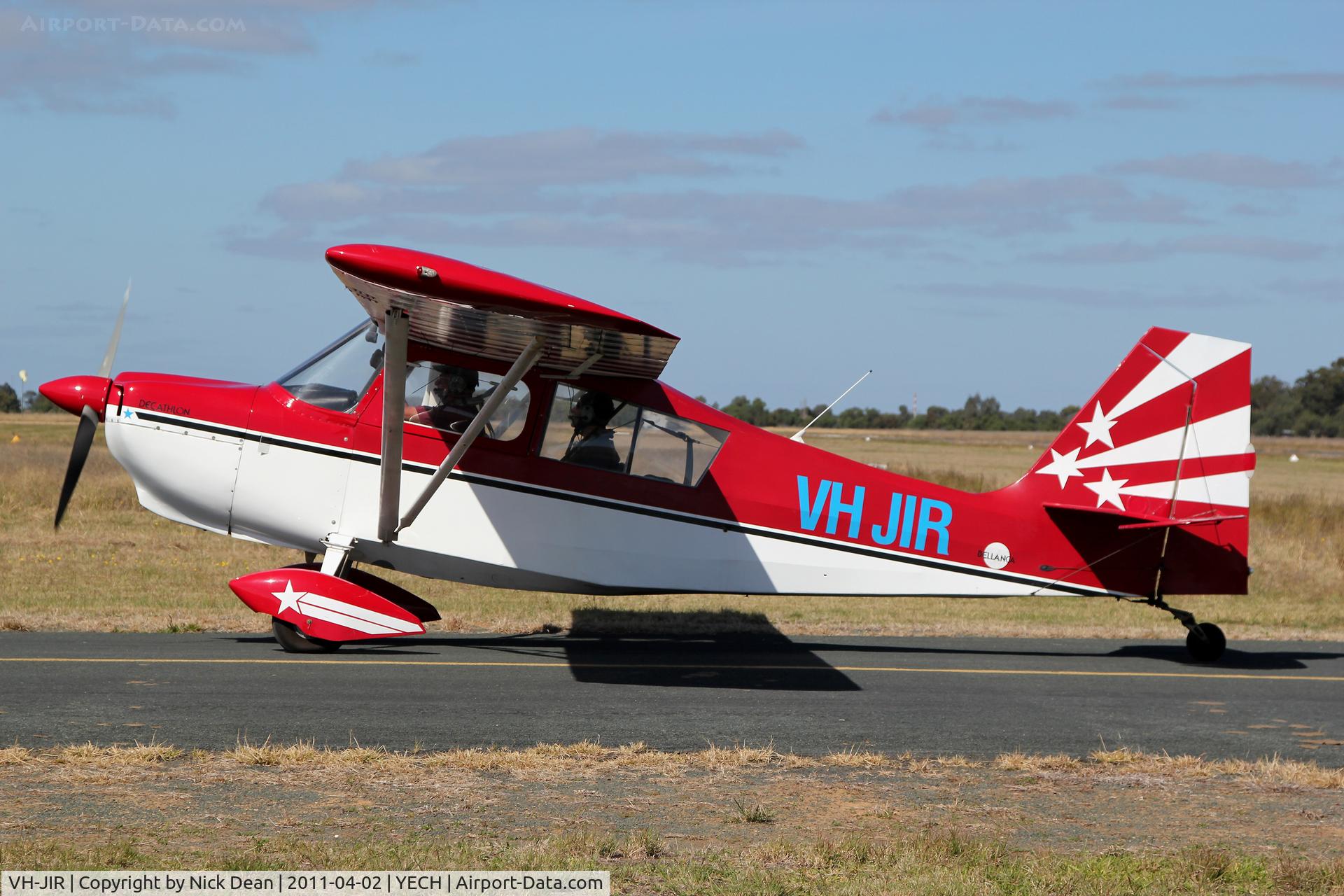 VH-JIR, 1979 American Champion 8KCAB Decathlon C/N 528-79, YECH AAAA National fly in 2011
