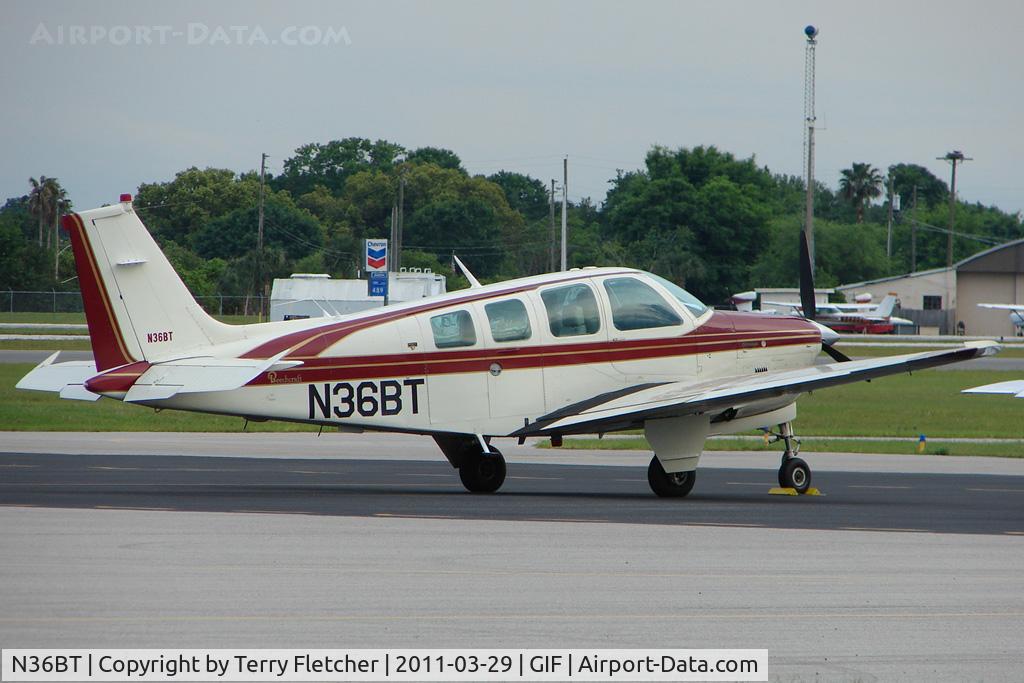N36BT, 1982 Beech B36TC Bonanza C/N EA-323, Beech B36TC, c/n: EA-323