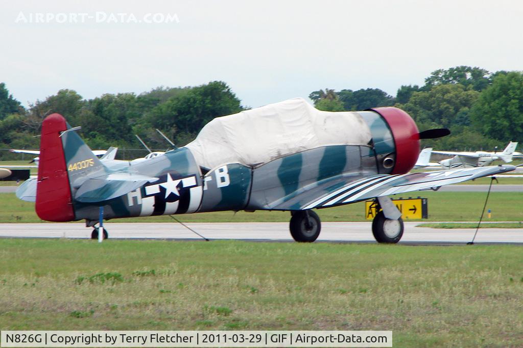 N826G, 1952 North American AT-6G Texan C/N SA 075, 1952 North American AT-6G, c/n: SA 075 with Tail Code 440075