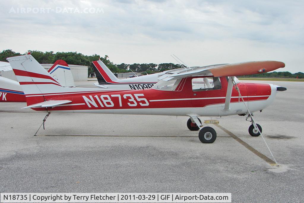 N18735, 1972 Cessna 150L C/N 15074073, 1972 Cessna 150L, c/n: 15074073