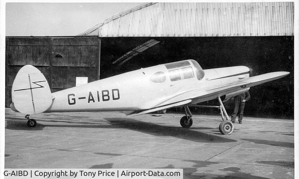 G-AIBD, Miles M38 Messenger 2A C/N 6336, Miles Messenger 2a - Taken in around 1956 at Shoreham Airport, Suusex , UK