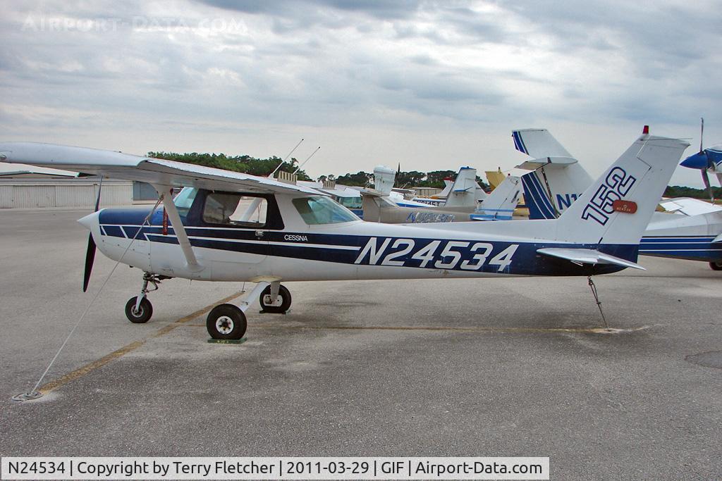N24534, 1977 Cessna 152 C/N 15280316, 1977 Cessna 152, c/n: 15280316