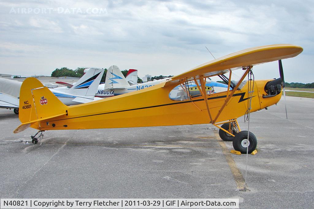N40821, 1941 Piper J3C-65 Cub C/N 7523, 1941 Piper J3C-65, c/n: 7523