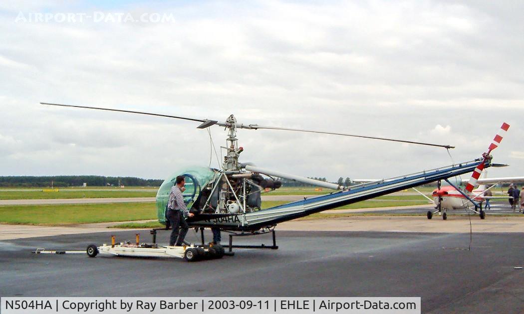 N504HA, 1976 Hiller UH-12E C/N 5004, Hiller UH-12E Raven [5004] Lelystad~PH 11/09/2003
