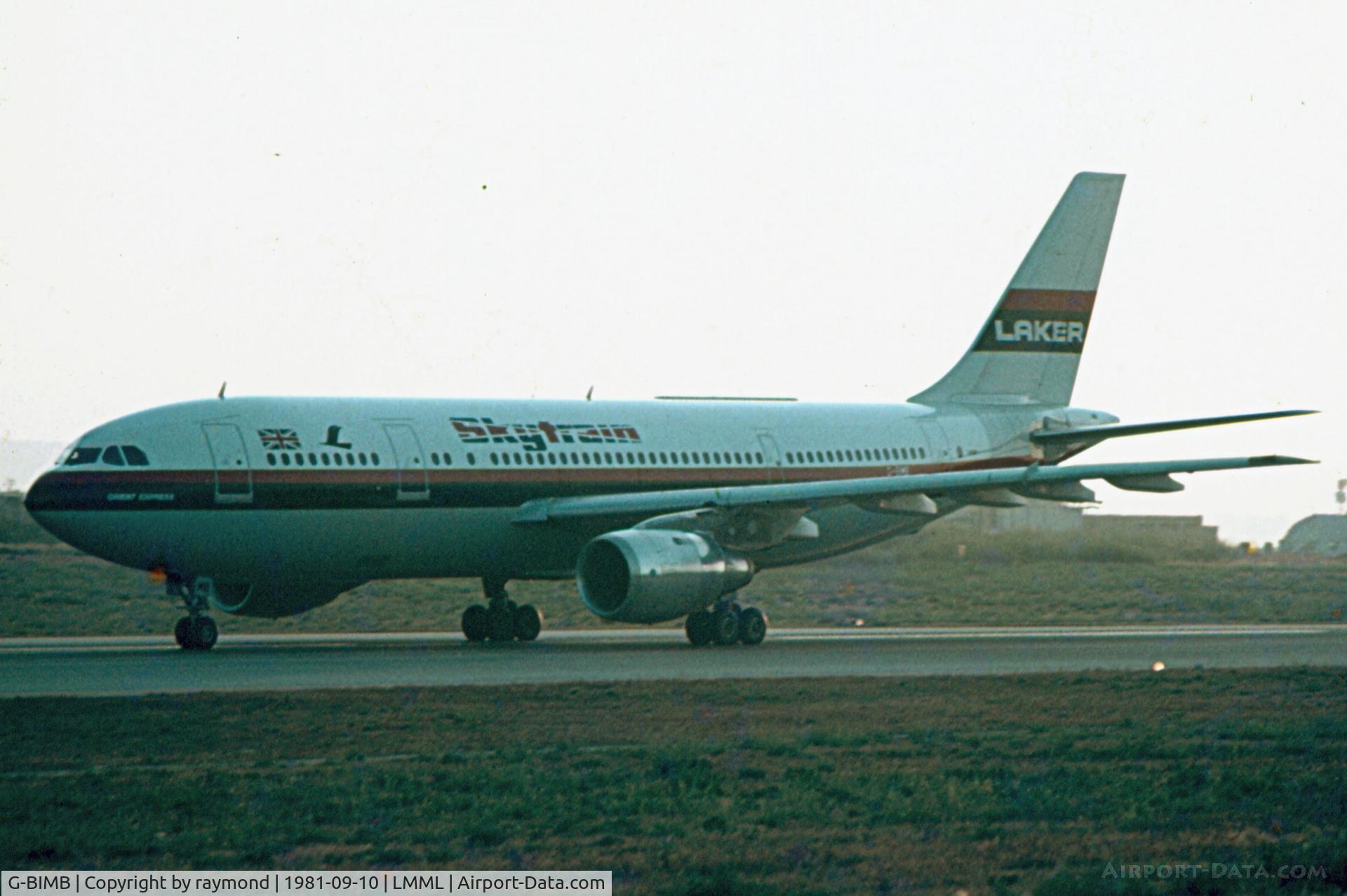 G-BIMB, 1981 Airbus A300B4-203 C/N 131, A300 G-BIMB Laker Airways