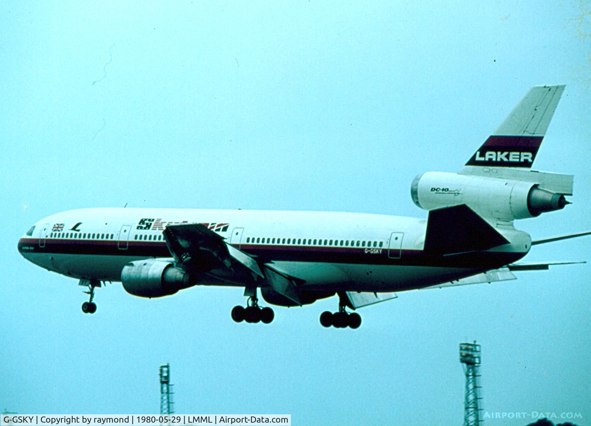 G-GSKY, 1979 McDonnell Douglas DC-10-10 C/N 46973, DC10 G-GSKY Laker Skytrain