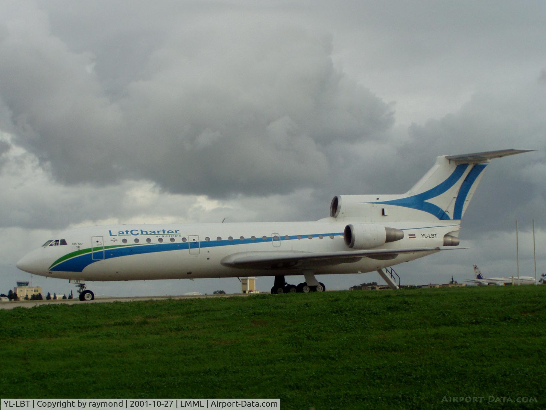 YL-LBT, Yakovlev Yak-42D C/N 4520424404018, Yak42 YL-LBT LatCharter Airlines