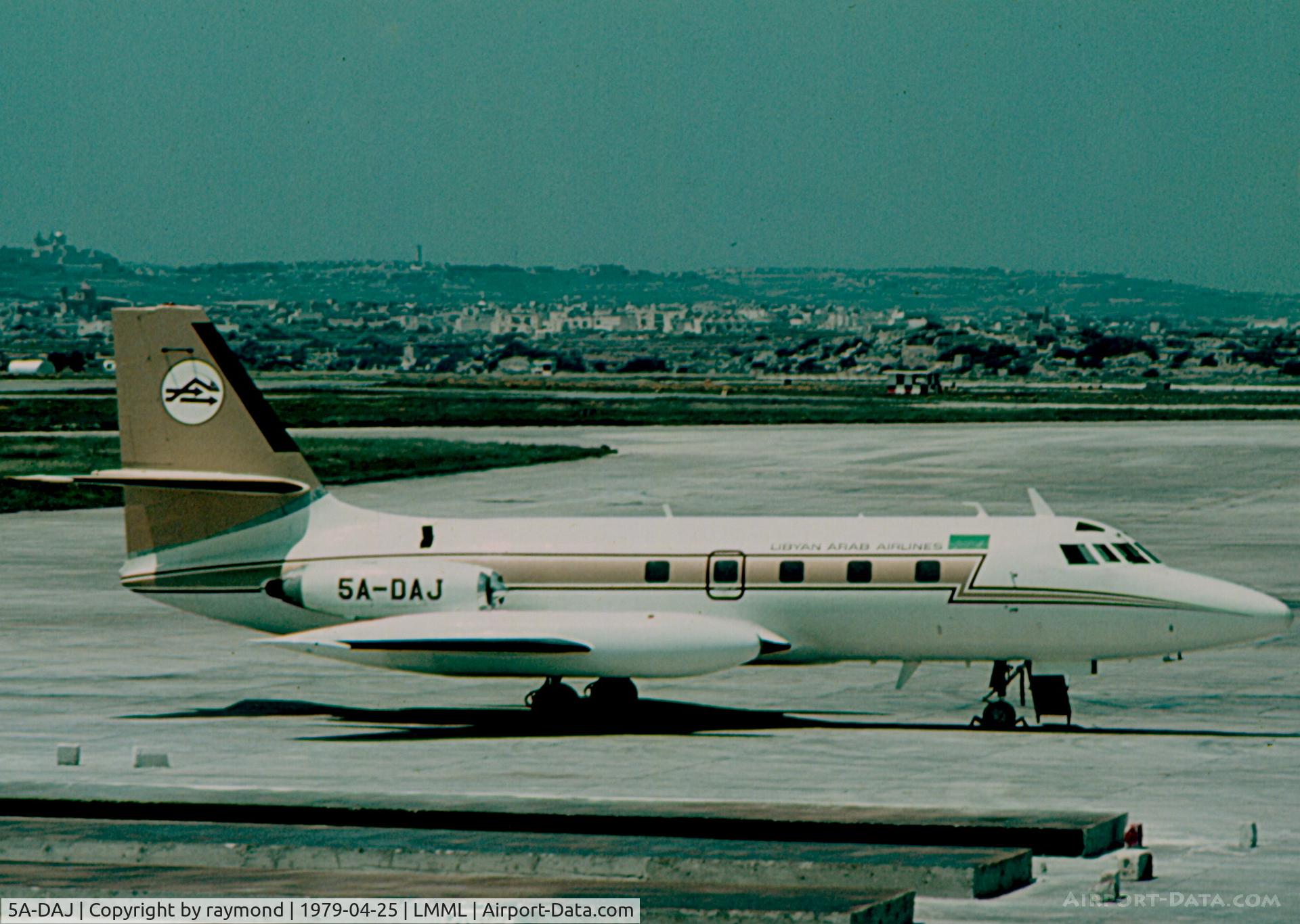 5A-DAJ, 1969 Lockheed L-1329 JetStar 8 C/N 5136, Jetstar 5A-DAJ Libyan Arab Airlines