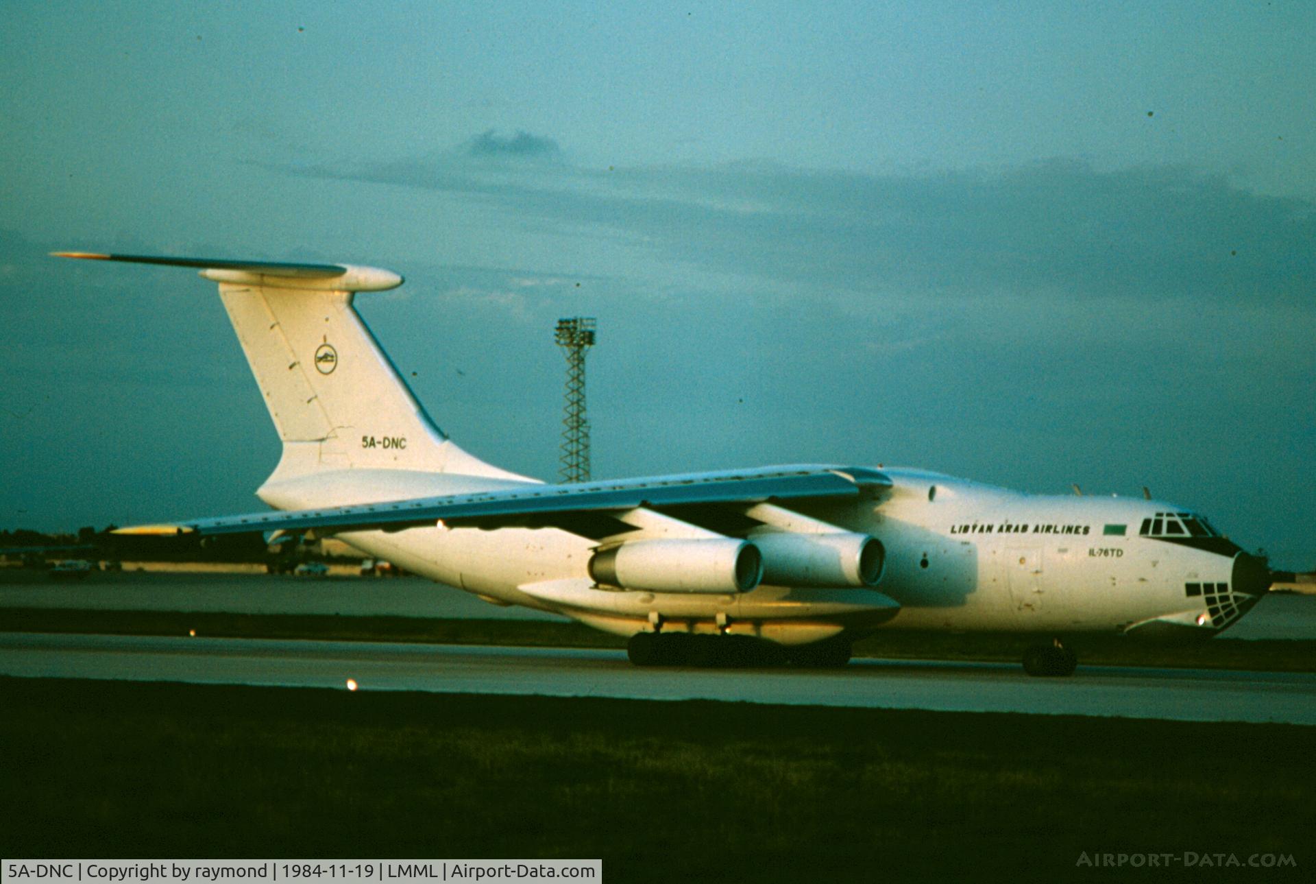 5A-DNC, Ilyushin IL76TD C/N 002347084, IL-76 5A-DNC Libyan Arab Airlines