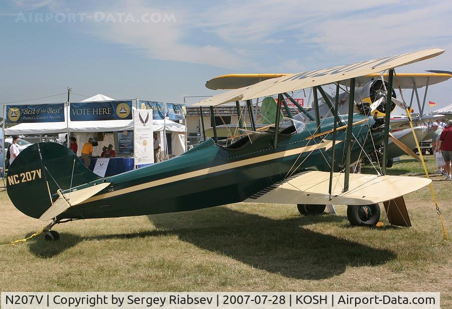 N207V, 1930 Fairchild KR-21 C/N 1, EAA AirVenture 2007