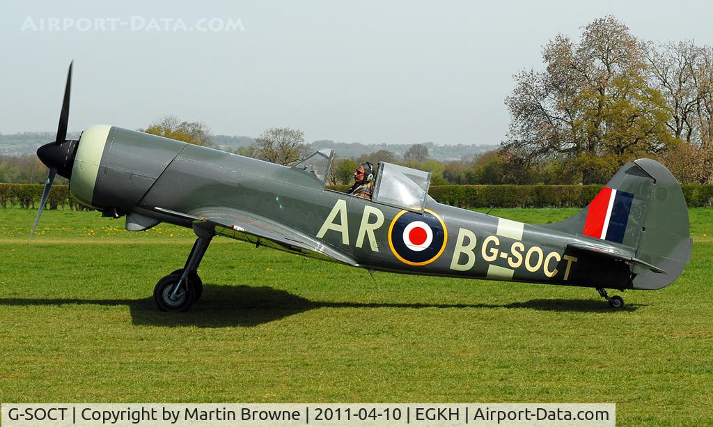 G-SOCT, 1984 Yakovlev Yak-50 C/N 842804, SHOT AT HEADCORN