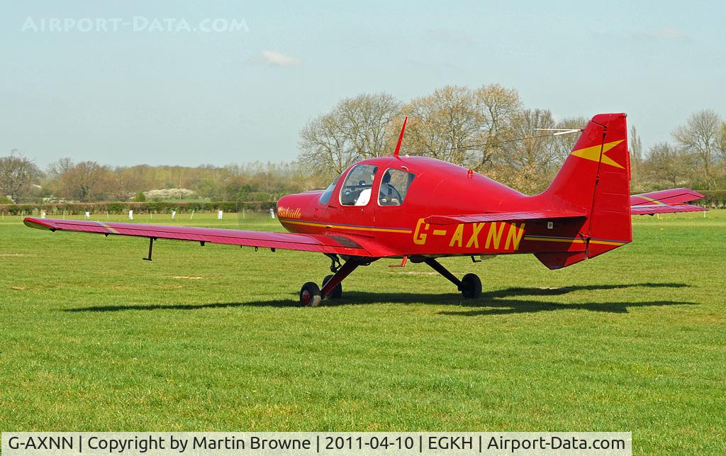 G-AXNN, 1969 Beagle B-121 Pup Series 2 (Pup 150) C/N B121-104, SHOT AT HEADCORN