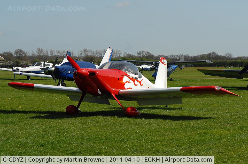 G-CDYZ, 2007 Vans RV-7 C/N PFA 323-14276, SHOT AT HEADCORN