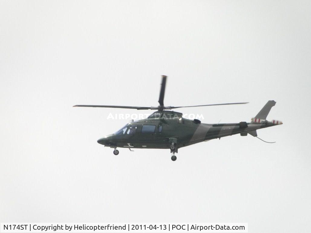 N174ST, 2001 Agusta A-109E Power C/N 11115, On base for taxiway Sierra