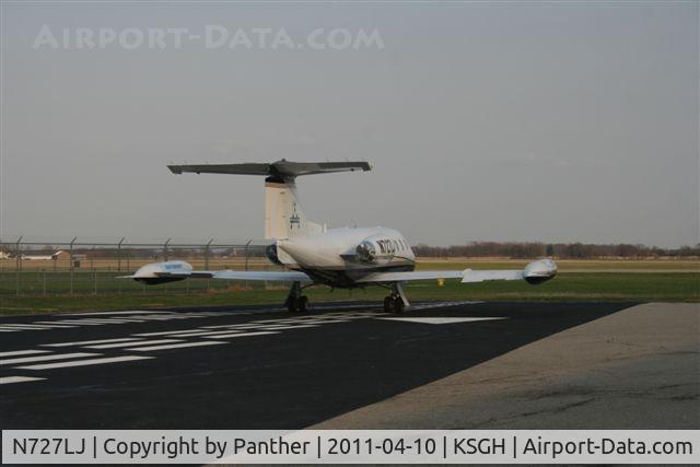 N727LJ, 1969 Learjet 25 C/N 028, Parked in front of SelectTech